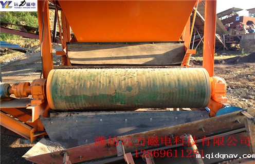 强磁磁选机，印度客户发石英砂样品到我厂用强磁磁选机做除铁试验