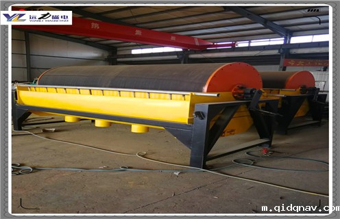 磁选机厂家，磁选机厂家生产高效率的磁选滚筒磁选机设备_铁矿选矿磁选机厂家生产高效率的磁选滚筒磁选机设备磁场一般为多少_磁块如何排列